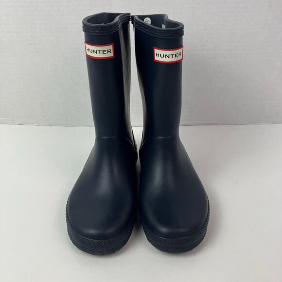 Hunter Kids First Classic Rain Boots In Navy Size 13B/1G GUC Unisex - Picture 5 of 16